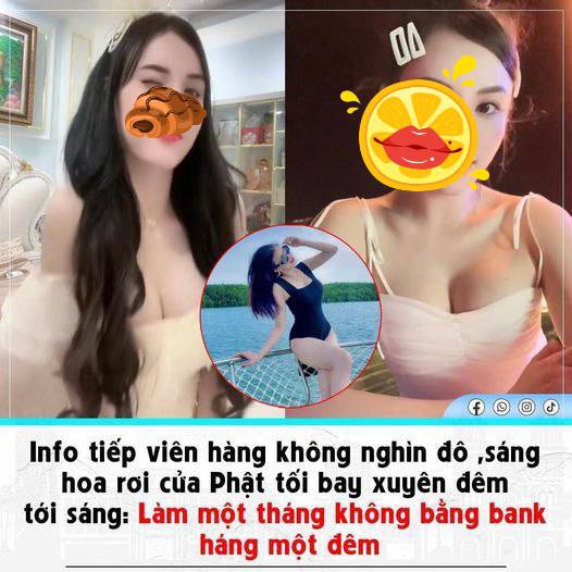 Trương Thanh Mai em tiếp viên hàng không làm cả tháng không bằng bank hán 1 đêm