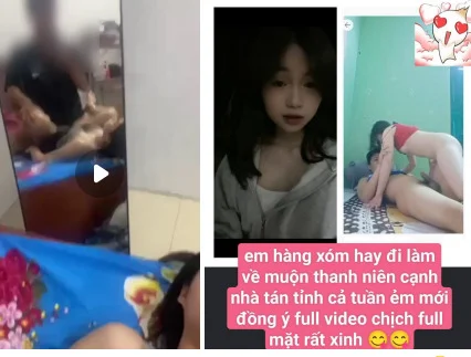 Tán em hàng xóm hay đi làm về muộn